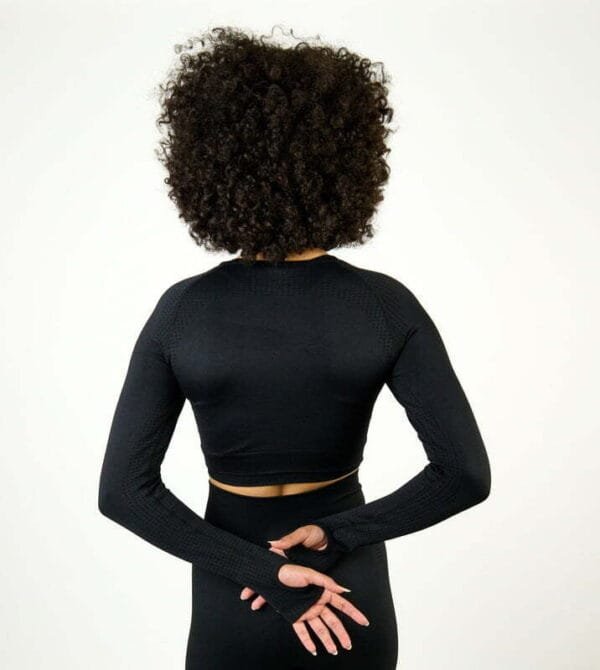 Mika - Dark Night Seamless Crop Top - Image 5